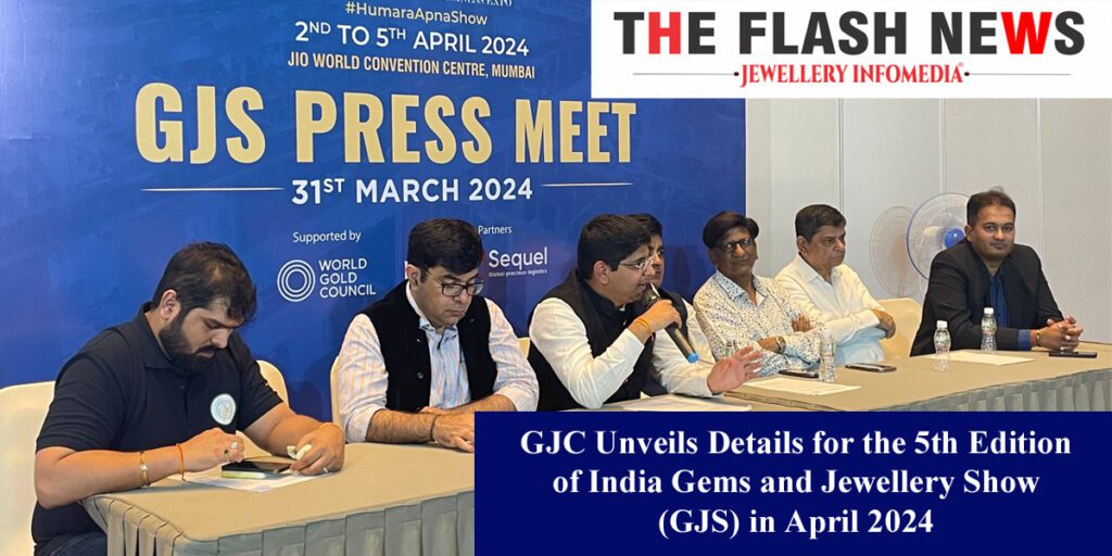 GJC Unveils Details for the 5th Edition of India Gems and Jewellery Show (GJS) in April 2024