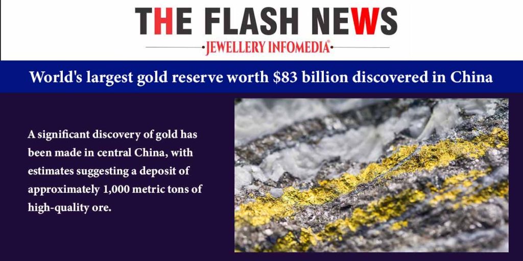 World's largest gold reserve worth $83 billion discovered in China